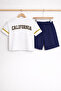 Boys California 56 Jersey T-Shirt & Navy Shorts Set - 3