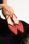 Velora Mesh Lace Stone Embroidered Shoes with Elastic Back - 3