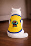 Yellow More Cat Printed Cat Tshirt Size m Cat Clothing (100% Cotton Combed)