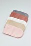 عبوة من 5 جوارب قطنية ممشطة أساسية 10131 بودرة - 4