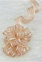 Pull-Out Chiffon Ribbon Yavruağzı Gold Sim 2.5cm 20Mt, Bridal Bundle Dowry Engagement Gift Party Decoration - 2