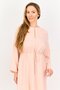 Women Plain Maxi Dress, Pink - 2