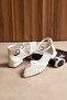 Nova Yonca Embroidered Tulle Detailed Ankle-Tie Evening Dress Shoes - 4