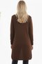 Women's Long Sleeve Knitwear Cardigan with Pockets Brown - 5