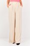 Women Regular Fit Textured Palazzo Pants, Beige