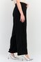 Women Wide Leg Plain Palazo Pants, Black - 3