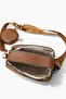 Double-Compartment Women's Portfolio Crossbody Bag with Hanging Wallet - 3