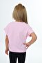 Girl's Printed Crew Neck Short Sleeve T-Shirt - 4