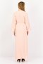 Women Plain Maxi Dress, Pink - 4