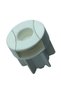 32mm Roller Blind Pipe End with Mechanism Round White Stopper - 9