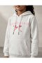 Girls White Hooded Sweatshirt - 4