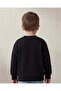 Boys Black Pullover Sweatshirt - 3
