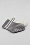 Circled Non-Slip Socket Socks 2 Piece Bs10125 Gray Ecru - 3