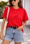 Jet Airplane Printed Cotton Relaxed Fit Round Neck Unisex T-Shirt