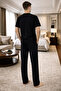 Polo Republi̇ca 95% Cotton Buttoned Collar Short Sleeved Men's Short Sleeved Pajama Set 3422 - 3