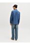 Jjesummer Linen Blend Shirt L/S Sn Navy Blazer - 2
