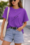 Jet Airplane Printed Cotton Relaxed Fit Round Neck Unisex T-Shirt