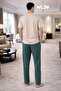 Polo Republi̇ca Bicycle Collar Short Sleeved Men's Pajama Set 3431 - 2
