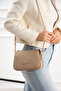 4-Compartment Medium Size Women's Shoulder Bag with Gold Chain and Accessories 7028 - 2
