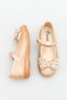 Girls' Ballerina Shoes, Easy to Wear, Velcro, Special Day, Ribbon and Stone Evening Dress Shoes - 4