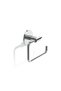 Basic Sk Toilet Paper Holder, Open, Adhesive - Chrome