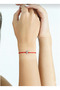 F Letter Bracelet Red - 4