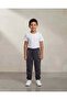 Boys Charcoal Rag-Length Sleeve Tee - 4