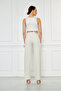 Women's High Waist Cotton Wide Leg Jeans - 4