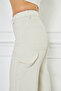 Women's High Waist Cotton Wide Leg Jeans - 5