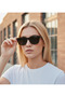101 C3 49 Unisex Wayfarer Sunglasses Glossy Black Frame - 3