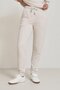 Beige Cotton Blend Hooded Detailed Tracksuit Set - 4