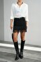 Women's Lace Detailed Mini Skirt with Shorts