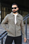 Basic Linen Jacket with Pocket Flaps - 3