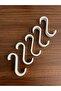 Practical Radiator and Honeycomb Hanger - Organizer Hook White Plastic Set of Five (5 Pieces) - 4