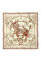 Baroque Framed Horse Pattern Scarf Bandana 50X50 cm - 2