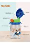 540ml Baby Sipper Bottle, Leakproof BPA-Free with Straw & Carry Rope Blue - 5