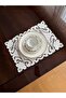 Antique Hole-Punched American Service Plate. Vintage Rose Model (1 Piece) - 7