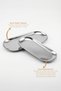 Set of 2 Large Size Silver Color Metal Oval Boat Plates - Presentation and Snack Plates - 6