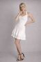 Women's Degaje Collar Halter Neck Flounce Dress - 5