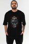 Viking Mythology 13 Pre-Printed Black Oversize T-Shirt Men Women Cotton Crew Neck T-Shirt - 2