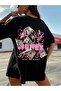 Women's Text Printed T-Shirt – Round Neck, Short Sleeve, Casual