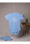 Ice Blue Printed 3-6 Months Baby Bodysuit – Zıbın “I'M from He Rizeliyim Ne Oldi?” (1 Piece) - 3