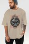Viking Mythology 13 Pre-Printed Beige Oversize T-Shirt Men Women Cotton Crew Neck T-Shirt - 6