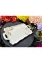Esterhomedecor Embossed Floral Porcelain Serving Tray - 2