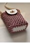 Handmade Phone Bag |   Silvery Rope Handmade Phone - Keychain Bag |   Handmade Mini Bag - 3