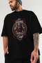 Thor 2 Front Printed Black Oversize T-Shirt Men Women Cotton Crew Neck T-Shirt - 3