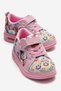 Illustrated Velcro and Stone Anorak Children's Sports Shoes 26-30 Pink