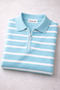 Men's Striped Thin Knitwear Polo Collar Half Zipper Short Sleeve Stylish Casual Sweater - 5