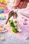 Skeleton Cat Keychain Bag Ornament Skull Cat Fun Design
