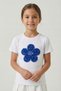 Girl's Cobalt Blue Daisy T-Shirt April 23 October 29 Show T-Shirt - 3